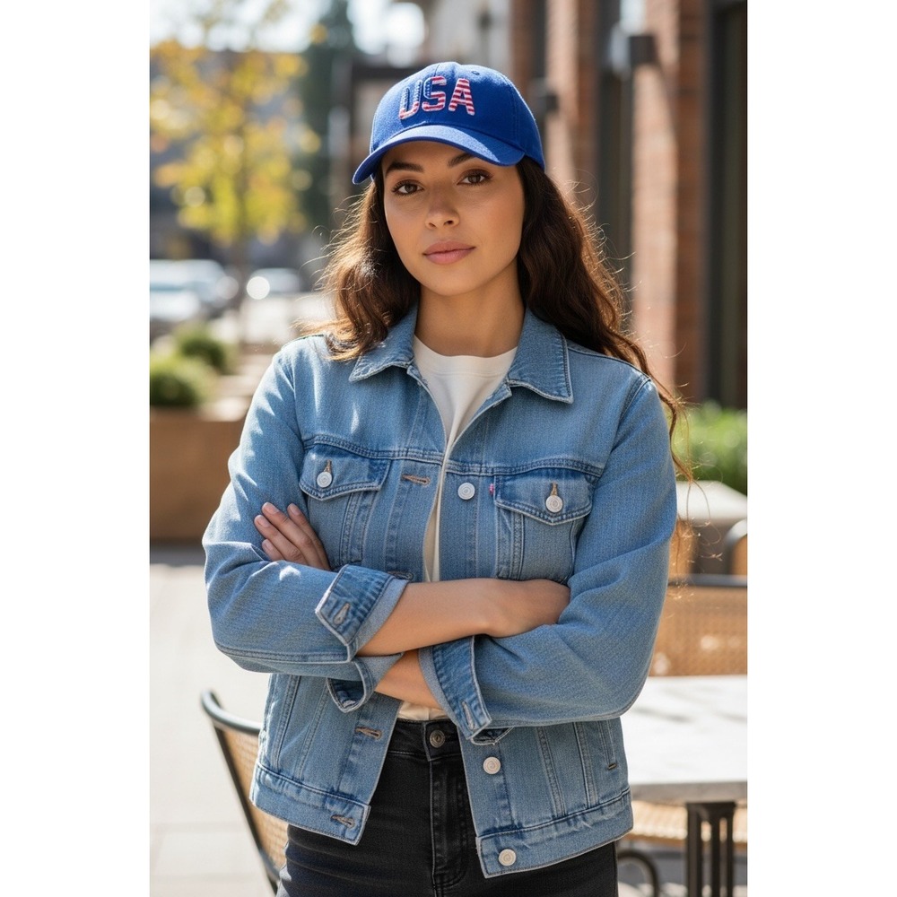 Ugly Stuff brand USA patriotic Hat/Cap - Adjustable - red, white, blue - freedom